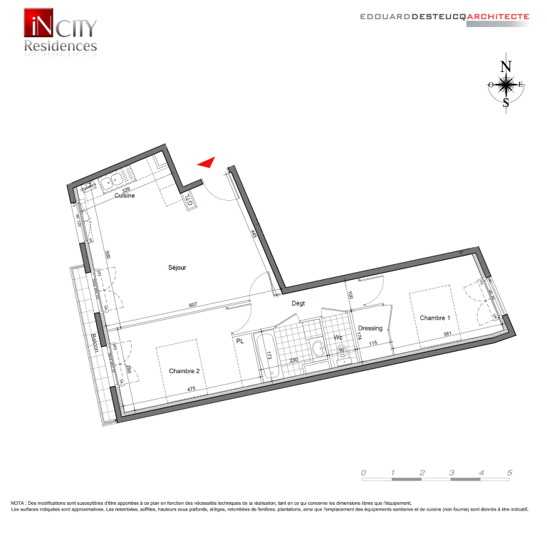 Plan appartement B13